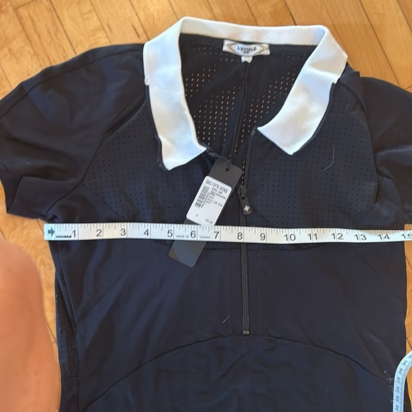 NWT L'Etoile sport Mesh Zip Performance Minidress L - Picture 4 of 5